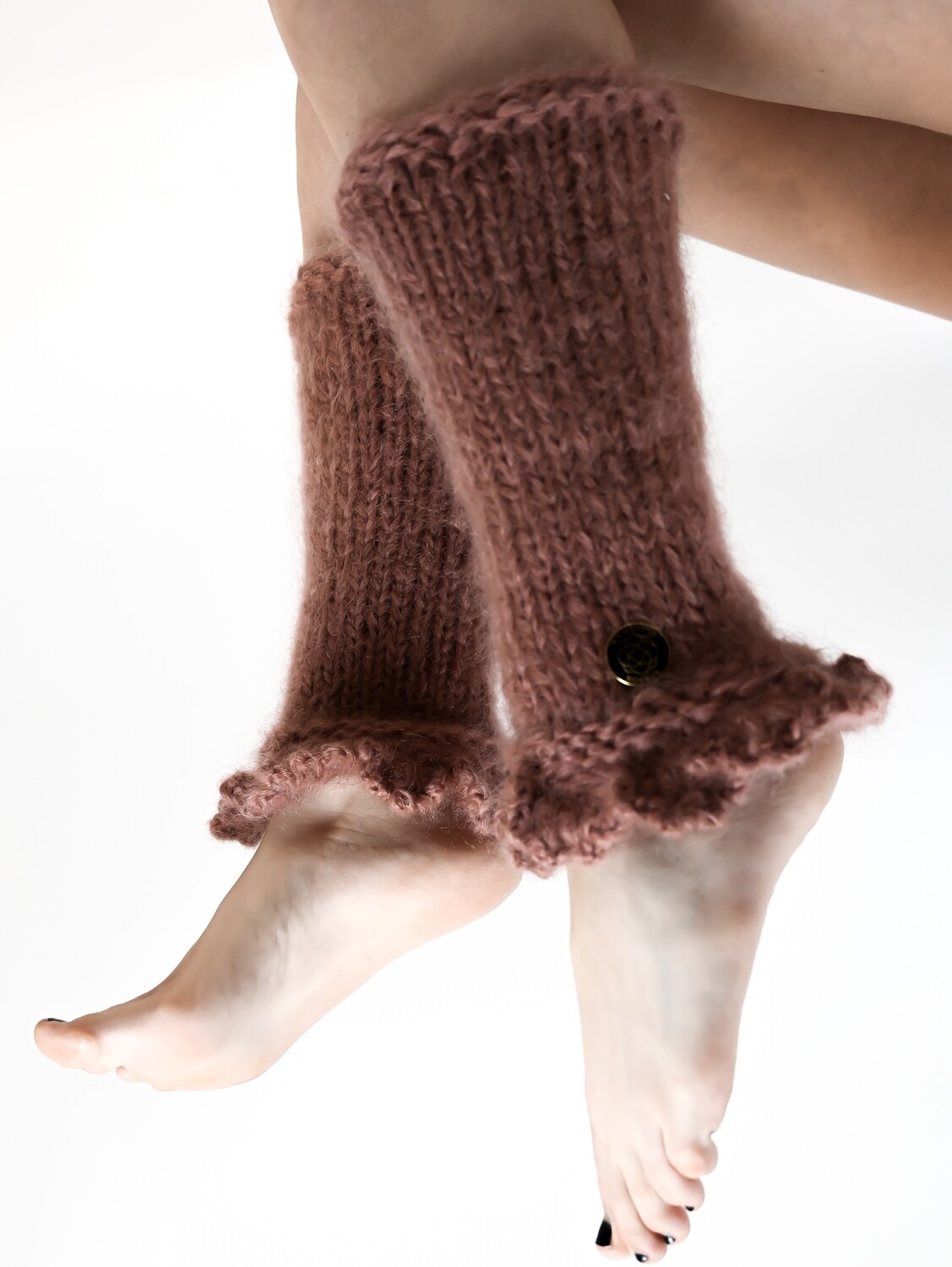 INGRID legg varmere / leg warmers dusty pink, exclusive collection.