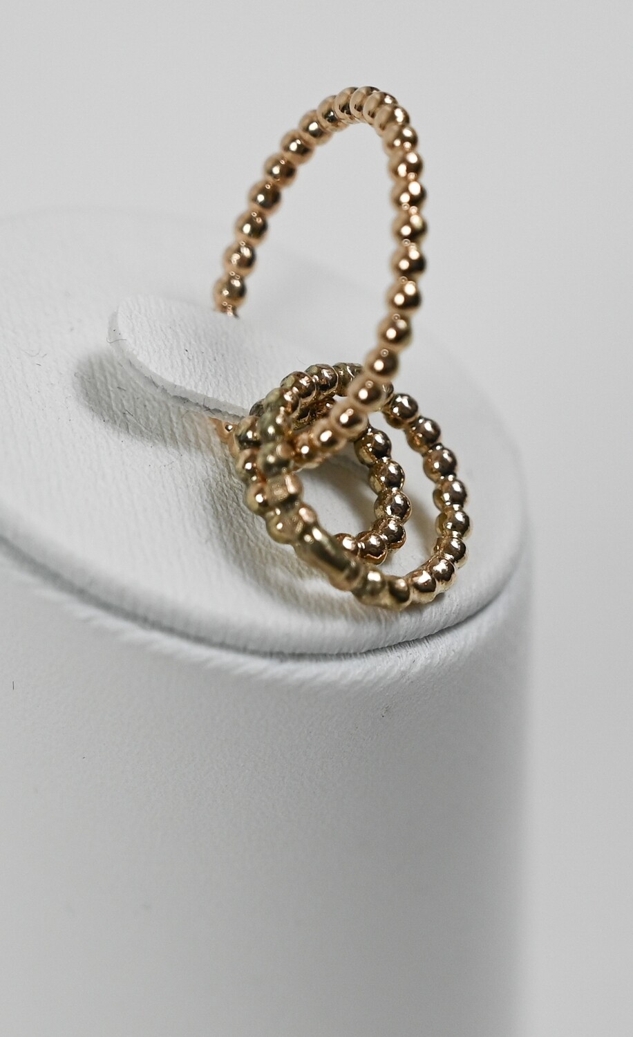 ATTACHED 2 ring, made of 14 ct. yellow gold.
Handmade by Helle Hennie