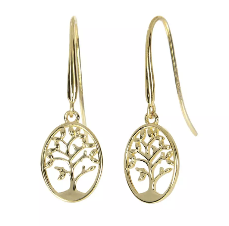AVA earrings, made of 14 ct. yellow gold. 2,3 mm.