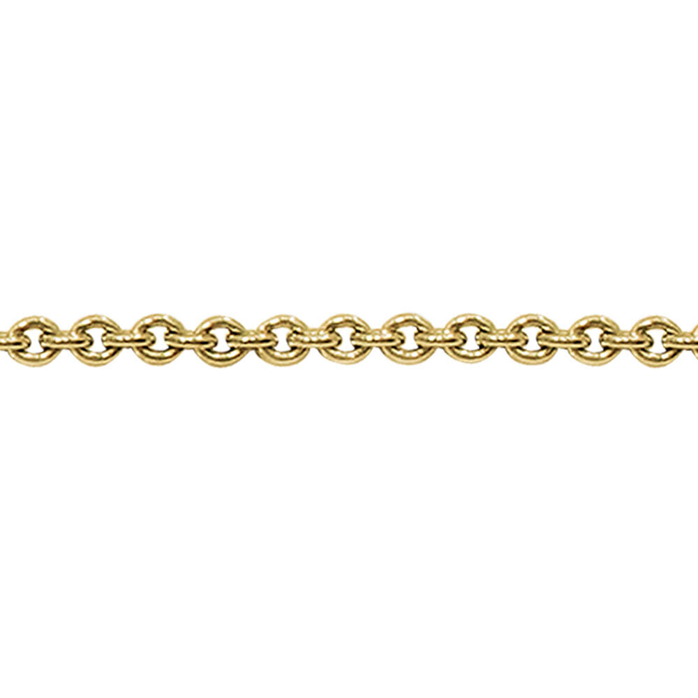 ROLO necklace, made of 14 ct. yellow gold 2,5 mm. 45 cm.​