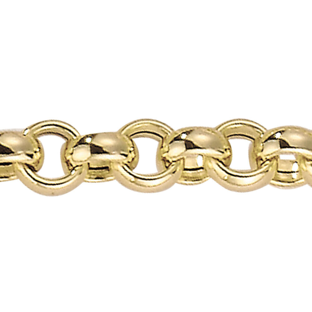 ROLO bracelet, made of 14 ct. yellow gold 8,0 mm. 18 cm.​