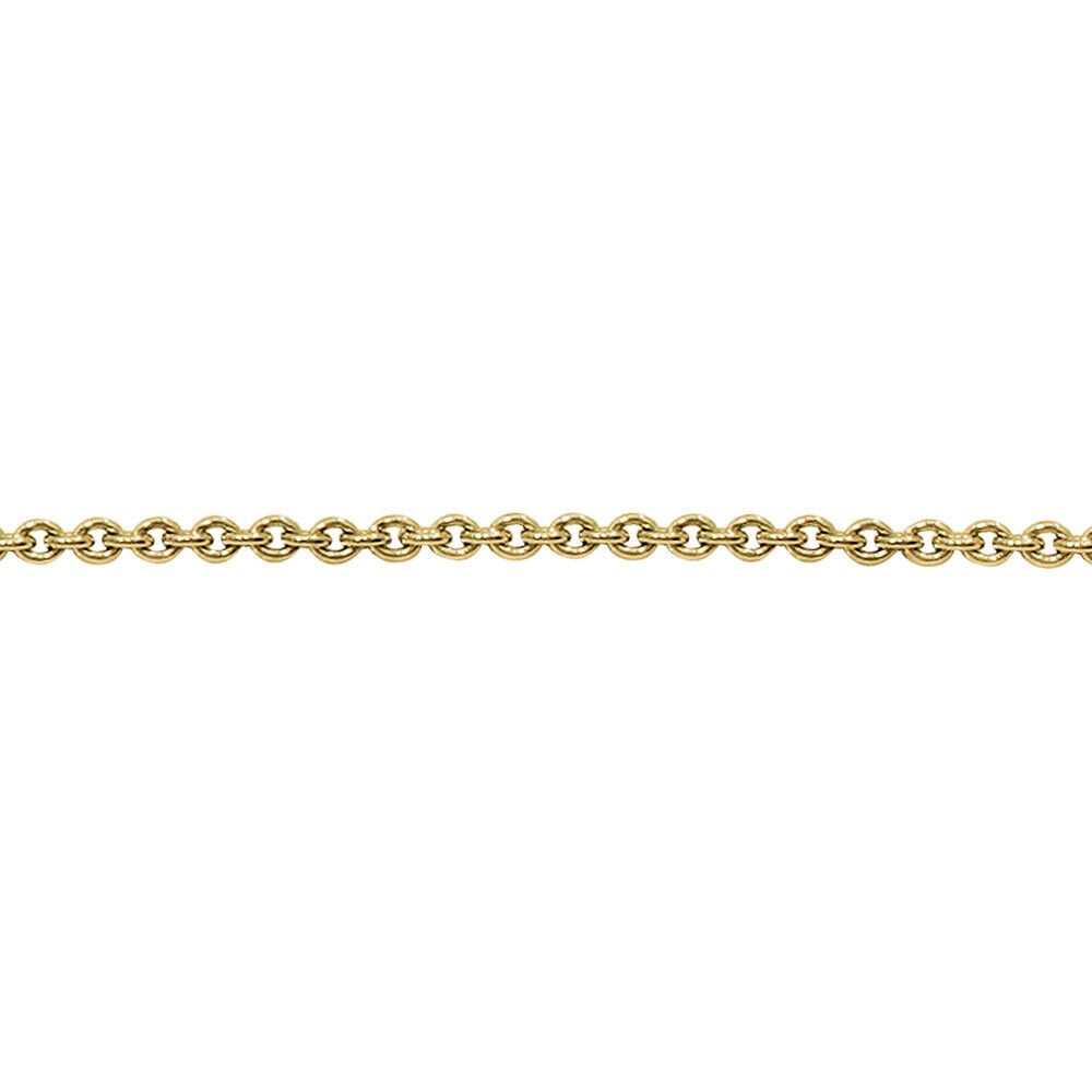 ROLO necklace, made of 14 ct. yellow gold 1,5 mm. 60 cm.​