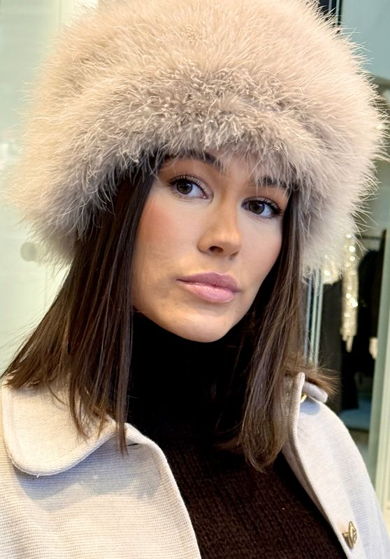 TACCHINO - FJÆRPANNEBÅND BEIGE