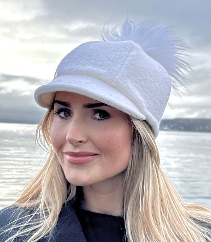 SAAGA HAT/CAP - HVIT