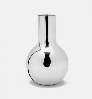 BOULE - VASE - FORSØLVET MESSING - SMALL BOULE - VASE - FORSØLVET MESSING - SMALL