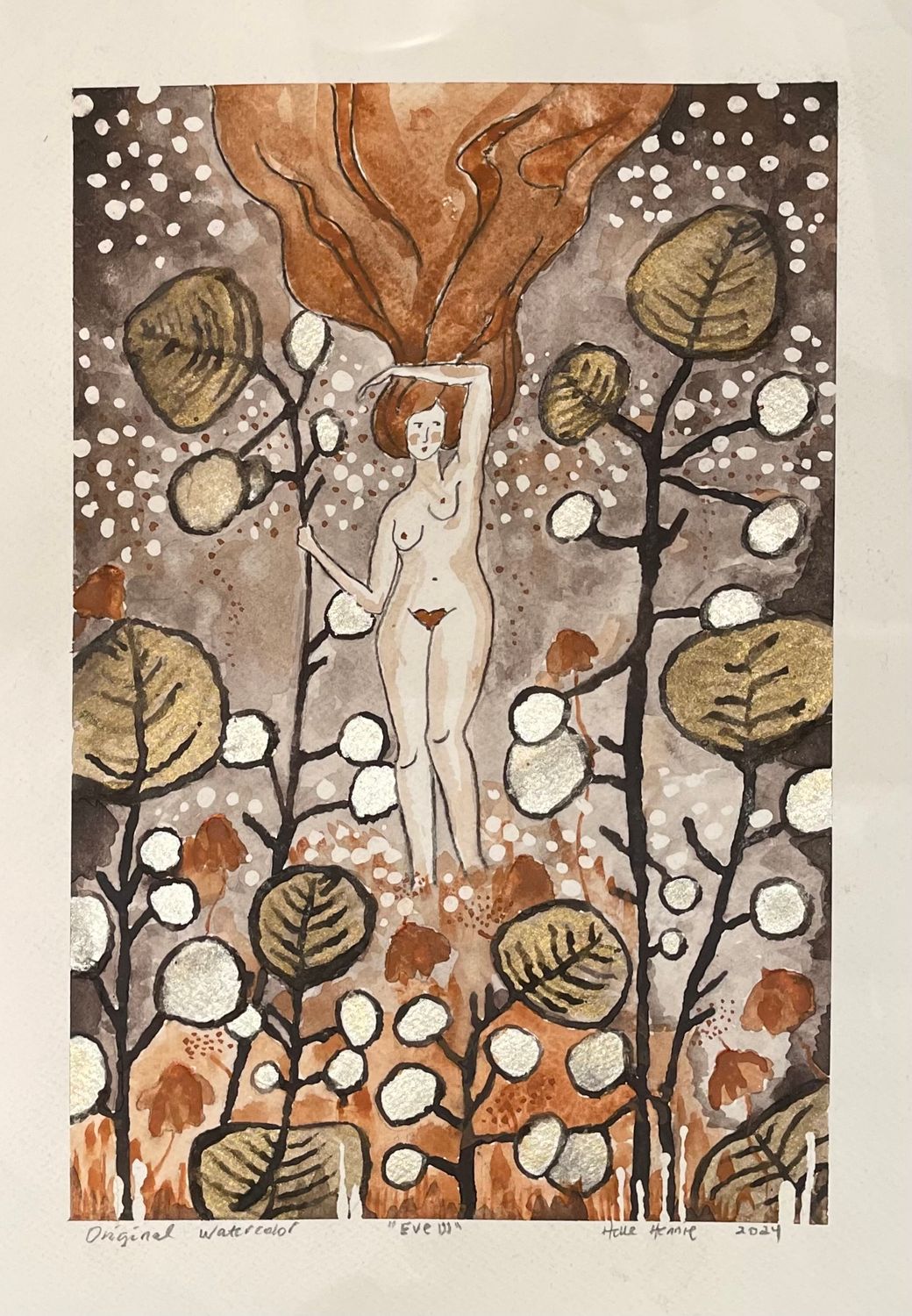 Eve III - WATERCOLOR - 35x 25 cm.