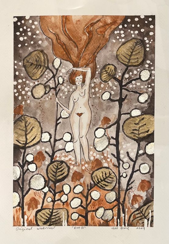 Eve III - WATERCOLOR - 35x 25 cm.