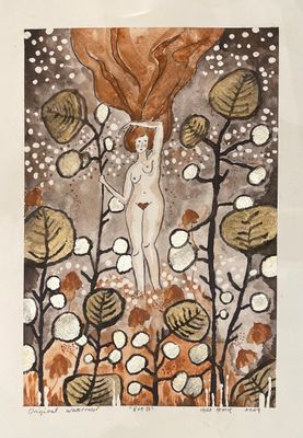 Eve III - WATERCOLOR - 35x 25 cm.