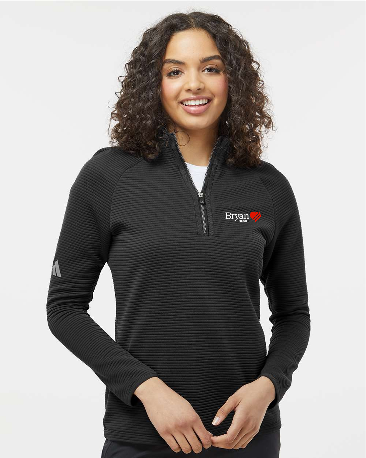 Bryan Heart - Women's Spacer Quarter-Zip Pullover - A589