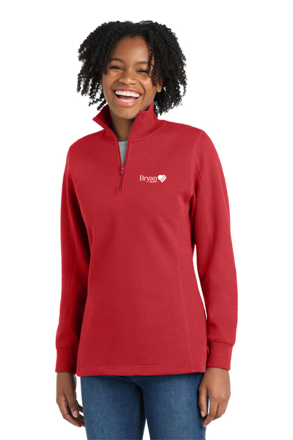 Bryan Heart - Sport-Tek® Women's 1/4-Zip Sweatshirt