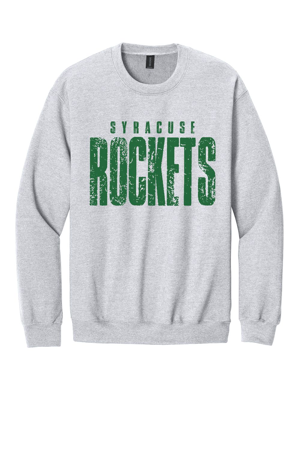 Syracuse Rockets Grunge Basic Crewneck Sweatshirt