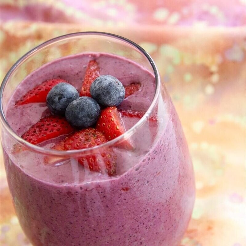 Smoothie mora chia