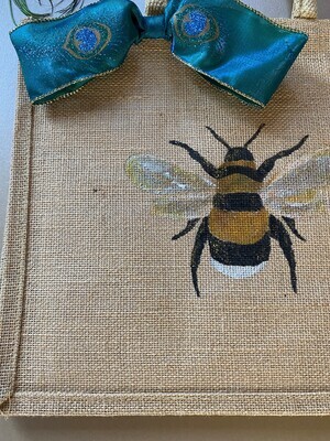 Sustainable Jute Bee Bag Gold