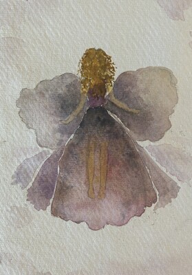 Violette &amp; The Pansy Fairy Watercolour