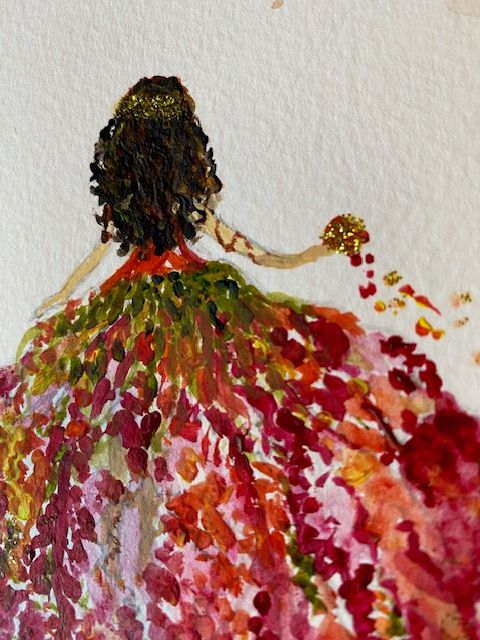 Esmerelda &amp; the Confetti Petal Dress