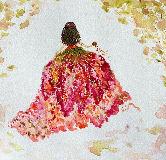 Esmerelda &amp; the Confetti Petal Dress