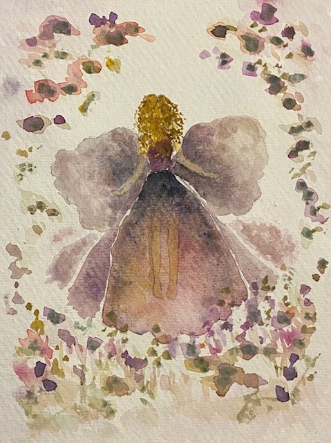 Violette &amp; The Pansy Fairy Watercolour