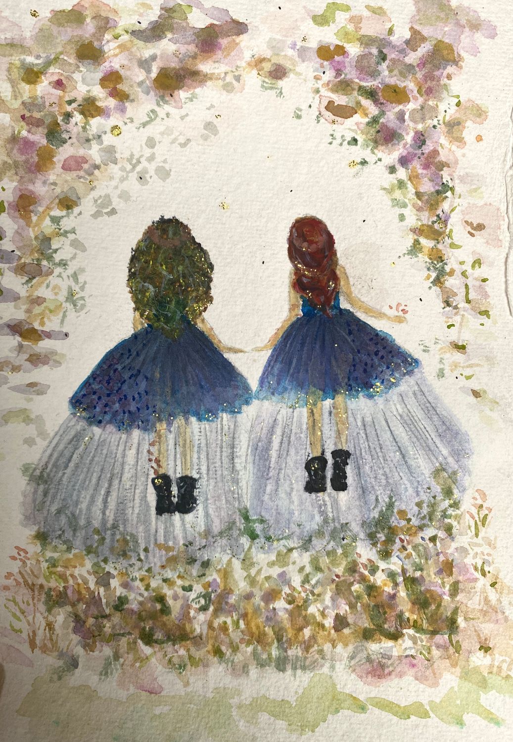 The Hyacinth Nymphs Fairy Watercolour