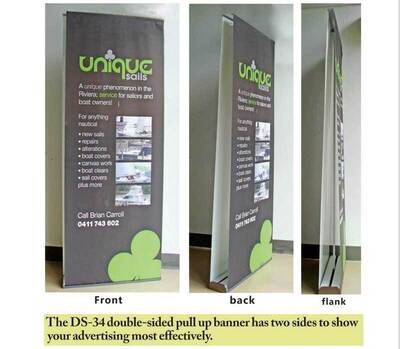 ​850x2000mm double-sided pull up banner