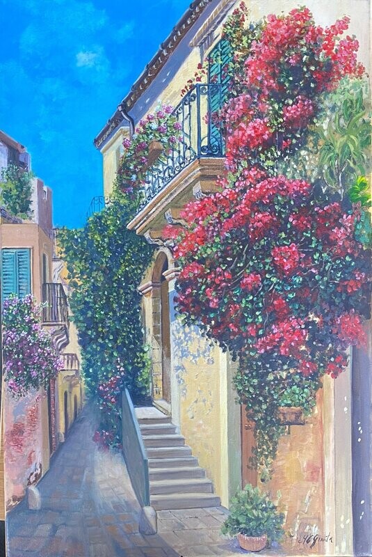 Scicli
-olio su tela 60x90-