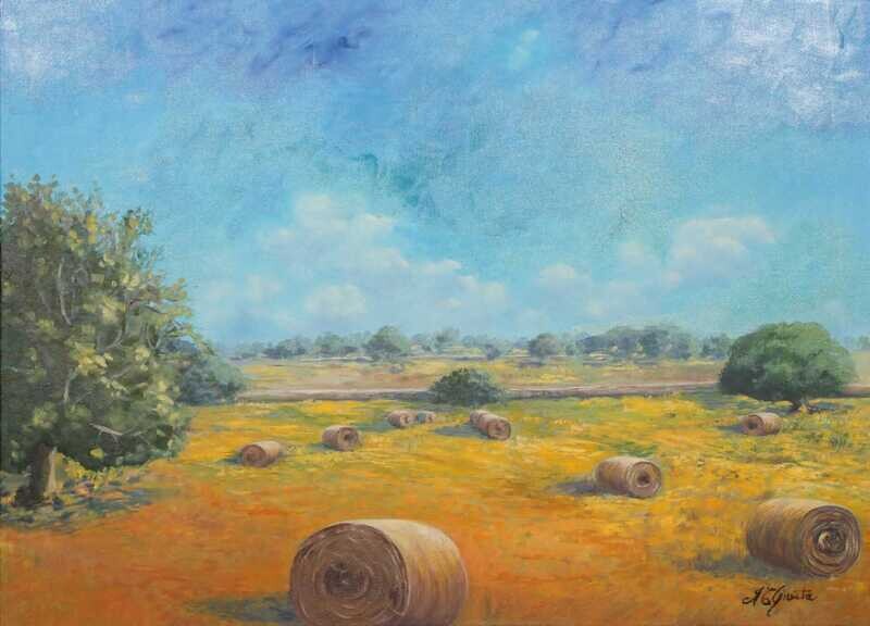 Oro
-olio su tela 65x90-