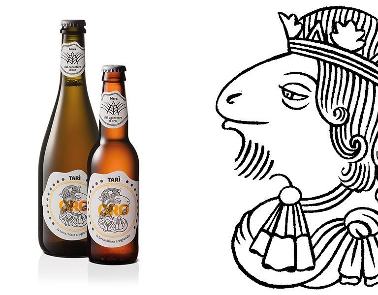Birra Tarì Oro -- Pils 4,9% vol. cl 75