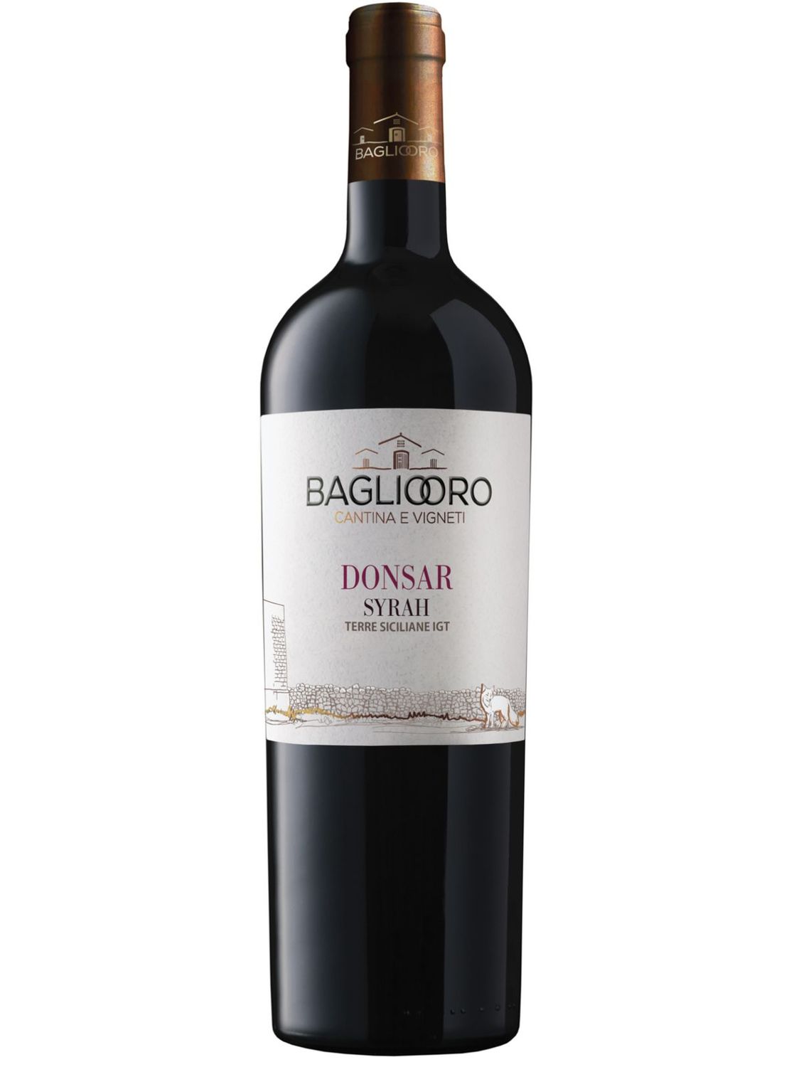 Vino Donsar I.G.T.  Syrah 75cl 13,5% vol. -Cantine BaglioOro-