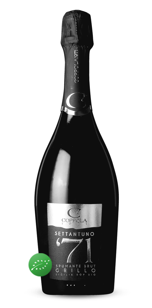 Spumante Extra Brut 71 Grillo Sicilia DOP BIO 75cl 12,0% Vol. -Cantine Coppola-