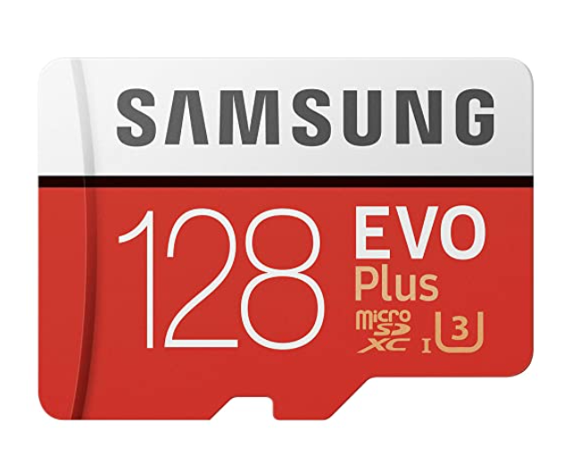 Samsung EVO Plus 128GB microSDXC UHS-I U3 100MB/s Full HD