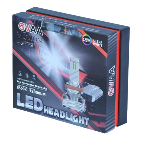 GVAA LED Headlight Bulbs 120W Super Bright - HB4
