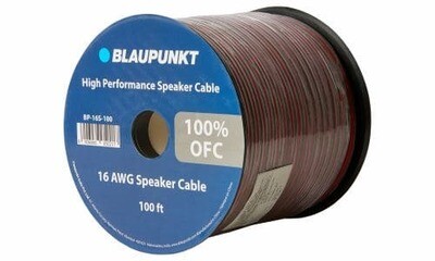Blaupunkt BP-16S-100 (16 GA OFC Speaker Wire - 100 ft)