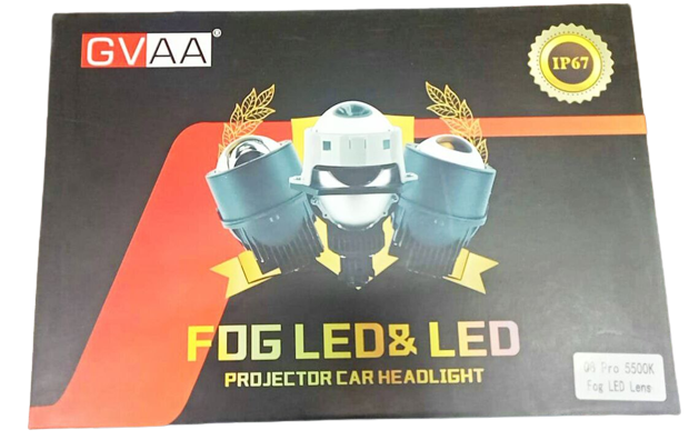 GVAA Q8PRO BI-LED FOG LAMP PROJECTOR KIT