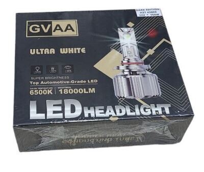 GVAA LED Headlight Bulbs 150W Dark Edition - H27