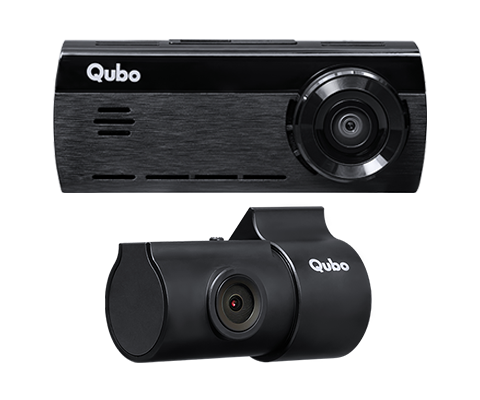 Qubo Smart Dashcam Pro 4K [Front Cam, With GPS, Hardwiring Kit]