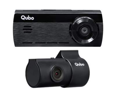 Qubo Smart Dashcam Pro 4K [Front Cam, With GPS, Hardwiring Kit]