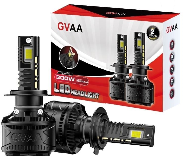 GVAA LED Headlight Bulbs 300W - H19
