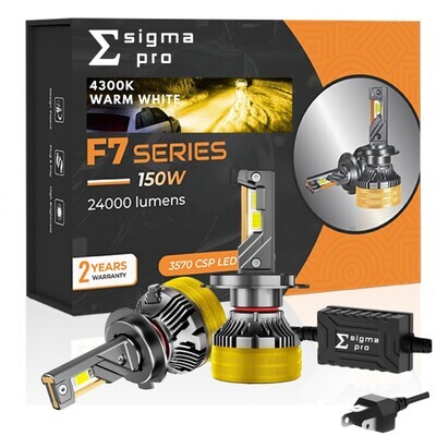 Sigma Pro 4300K LED 150W  - H4