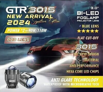 GTR 301S Bi-LED 3 inch Projector Fog Lamp with High/ Low Beam