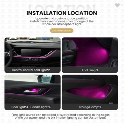 Cardi K4 Ambient Lights - 6 Pieces