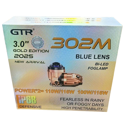 GTR FL 302M  Bi-LED 3 inch Laser Projector Fog Lamp with High/ Low Beam