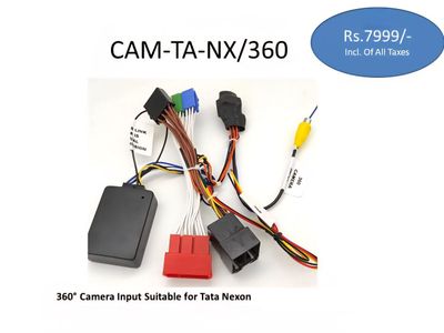 360 Camera Interface for Tata Nexon [Top Model] having OEM Reverse Camera