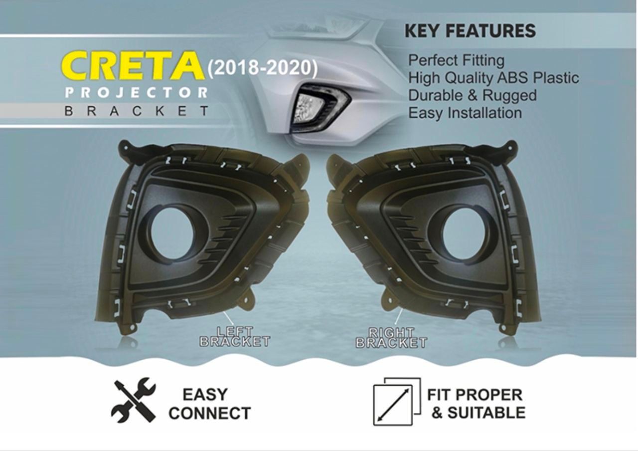 Creta Fog Bracket 3 inch [2018-2020]