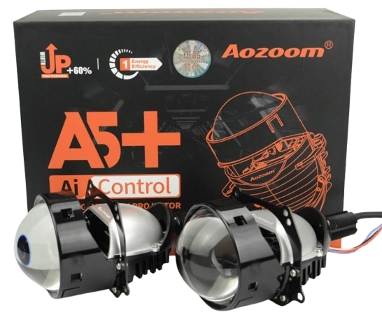 Aozoom A5+ 3-Inch Bi-Led Projector Headlight Lens 5500K