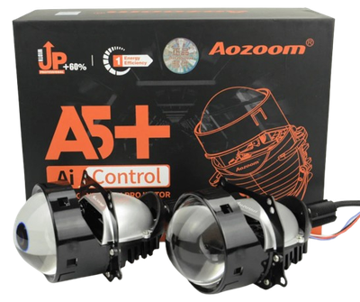 Aozoom A5+ 3-Inch Bi-Led Projector Headlight Lens 5500K