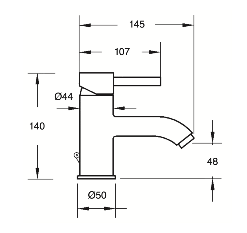 Broto basin mixer