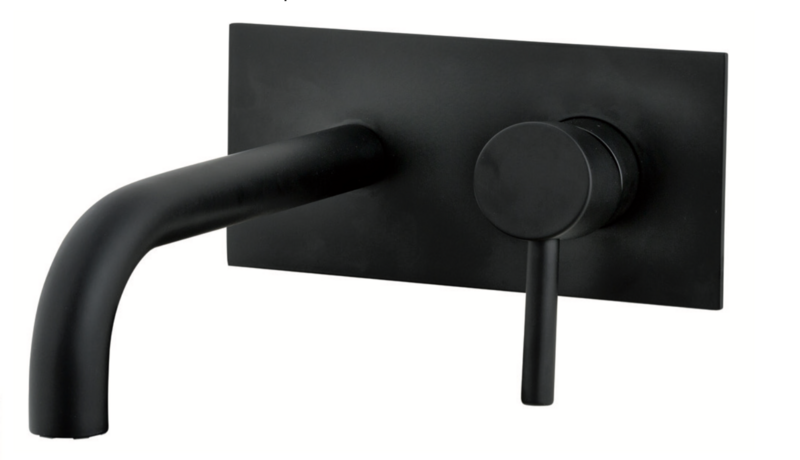 Izas built-in wall-mounted washbasin mixer