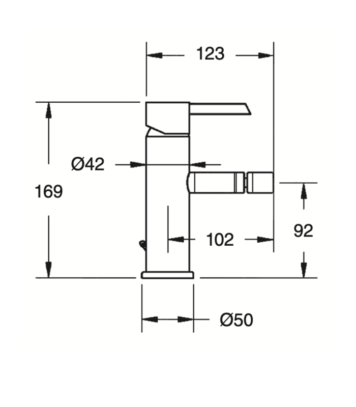 Izas bidet mixer