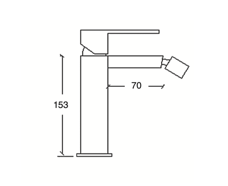 Tizziano bidet mixer