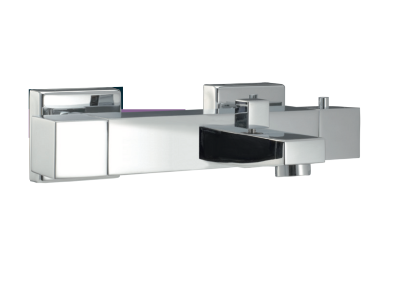 Thermostatic bath-shower mixer with Gaudí shower equipment