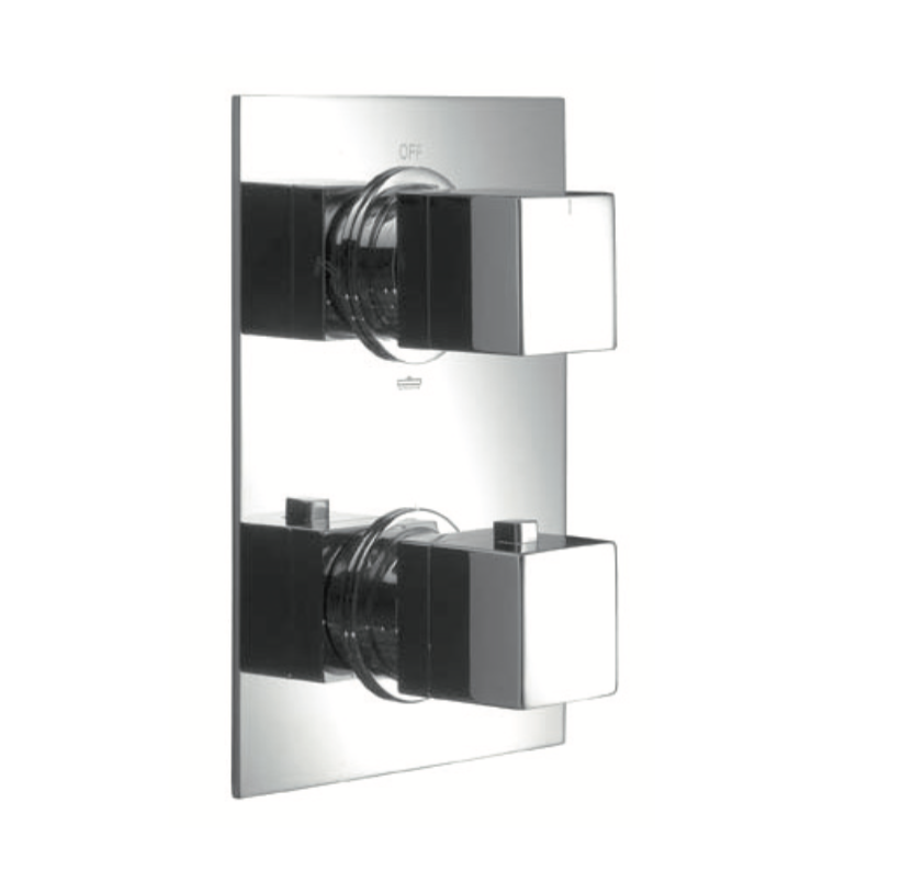 Gaudí 2-way built-in thermostatic shower mixer